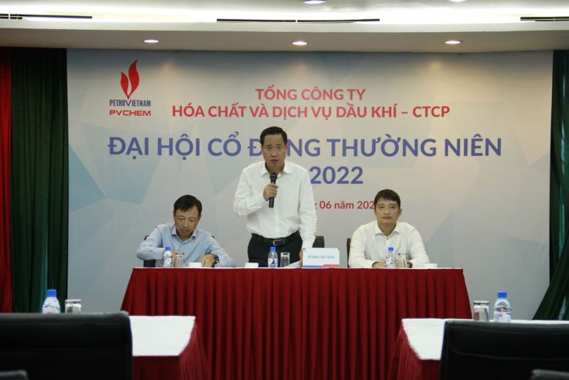 Chủ tịch HĐQT PVChem Trương Đại Nghĩa điều hành Đại hội