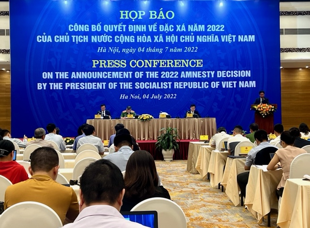 Công bố Quyết định về đặc xá năm 2022 của Chủ tịch nước Cộng hòa XHCN Việt Nam (Ảnh: VGP/Phương Liên)