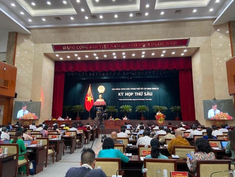 Toàn cảnh kỳ họp thứ sáu, HĐND TP. Hồ Chí Minh khoá X