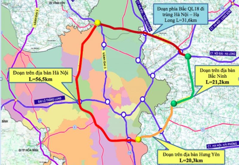 Thành lập Ban Chỉ đạo triển khai dự án đường Vành đai 4 Thủ đô