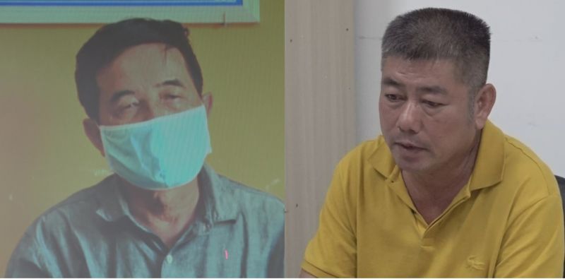 Phan Thanh Hữu (phải) cùng đồng phạm trong vụ án buôn lậu, làm giả 200 triệu lít xăng dầu tại TP.HCM và các tỉnh phía nam