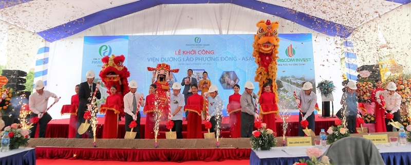 Nghi lễ khởi công Viện dưỡng lão Phương Đông Asahi