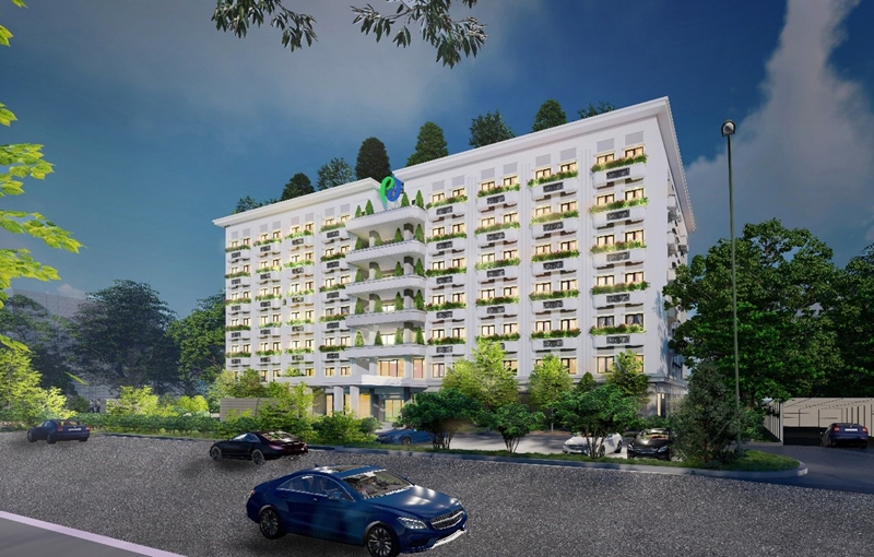 Phối cảnh Viện dưỡng lão Phương Đông Asahi