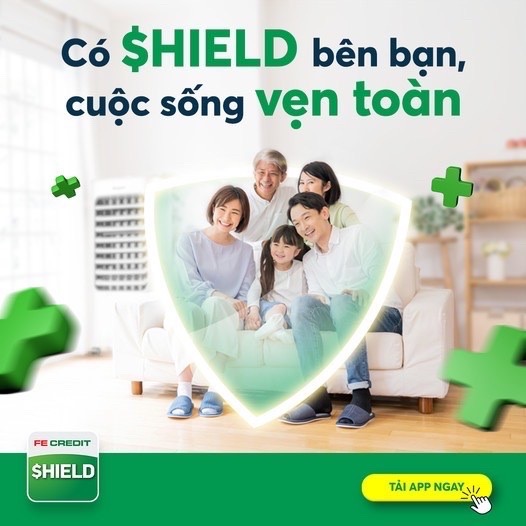 $HIELD là ứng dụng bảo hiểm toàn diện được phát triển bởi FE CREDIT với mục đích tạo nên sự thay đổi nhận thức và hành vi sở hữu bảo hiểm của người Việt
