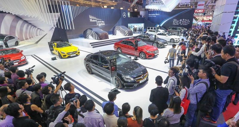 Đã có 14 hãng xe đăng ký tham gia triển lãm ô tô lớn nhất Việt Nam. Ảnh minh hoạ