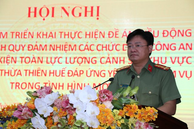 Đại tá Nguyễn Thanh Tuấn- Giám đốc Công an tỉnh Thừa Thiên Huế