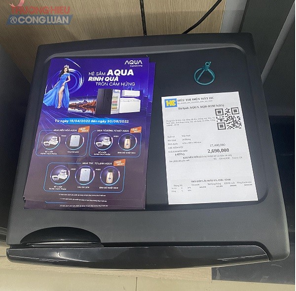 Sản phẩm tủ lạnh Aqua AQR-D59FA dung tích 50l xuất xứ Việt Nam