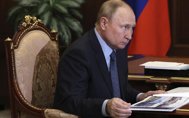 Tổng thống Nga Vladimir Putin. Nguồn AP