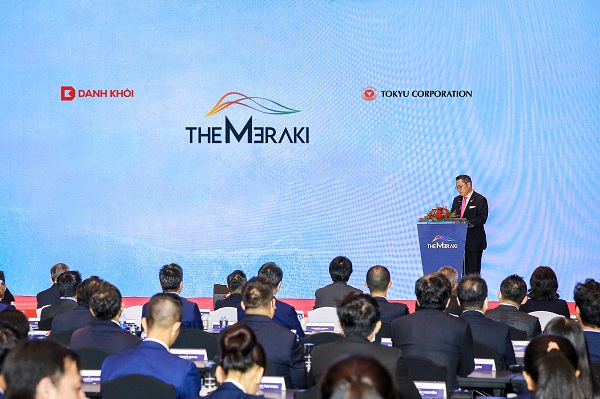 Ông Oh Dong Kun - Tổng Giám đốc đại diện Tokyu Corporation tại Việt Nam phát biểu tại Lễ ký kết hợp tác chiến lược