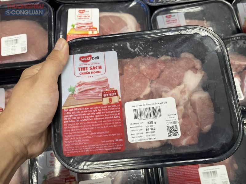 Thịt ba rọi đa năng chuẩn Meat Deli có giá 151.900 đồng/kg