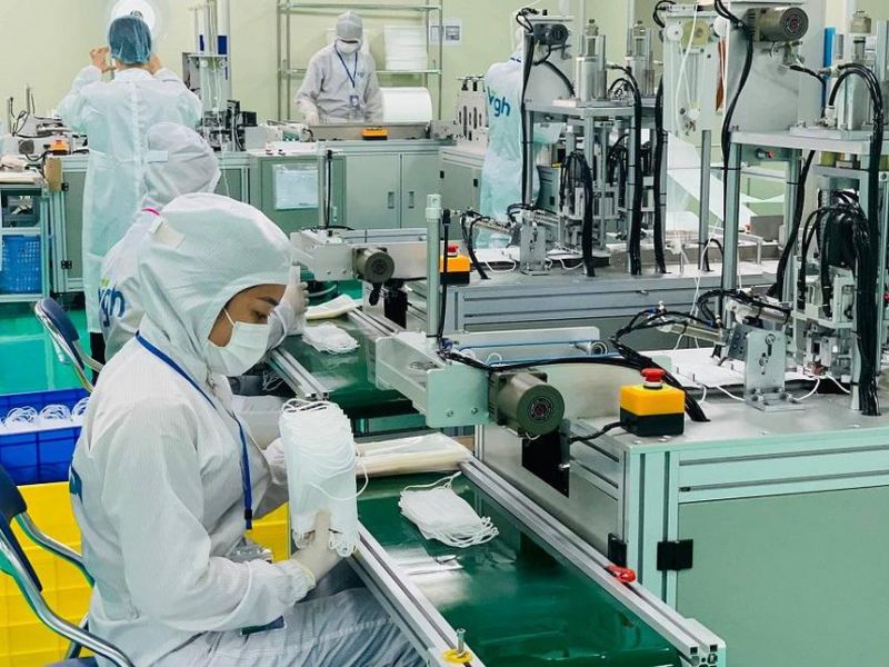 Xuất khẩu khẩu trang y tế liên tiếp giảm mạnh