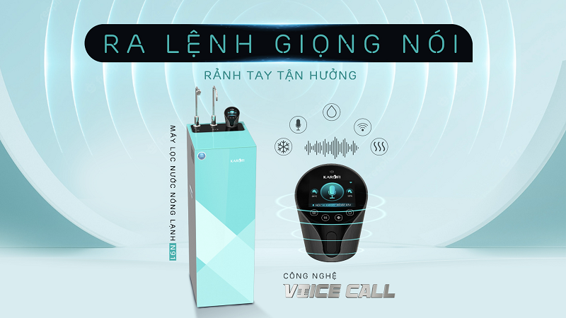 Máy lọc nước có thể ra lệnh bằng giọng nói đầu tiên tại Việt Nam
