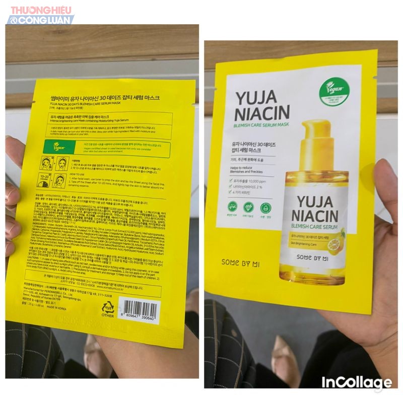 Một loạt các sản phẩm mặt nạ cũng toàn tiếng nước ngoài, không có tem nhãn phụ Tiếng Việt