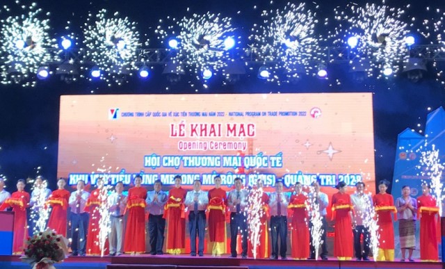 Cắt băng khai mạc Hội chợ thương mại quốc tế GMS - Quảng Trị 2022