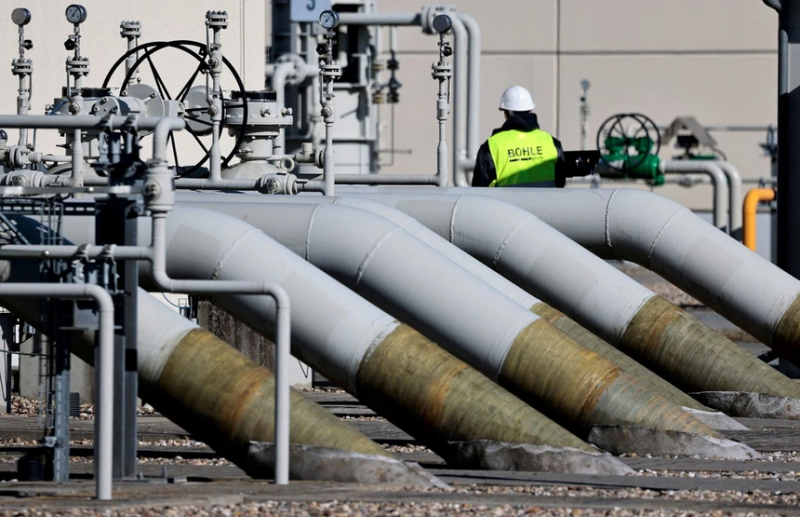 Lượng khí đốt từ Nga tới châu Âu qua đường ống Nord Stream 1 bị cắt giảm từ ngày 27/7. Ảnh: Reuters.