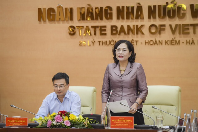 Thống đốc NHNN Nguyễn Thị Hồng: Để hạn chế vàng hóa, đô la hóa nền kinh tế, chúng ta cần hướng tới phát triển một thị trường lành mạnh và hạn chế đầu cơ vàng. Ảnh NHNN
