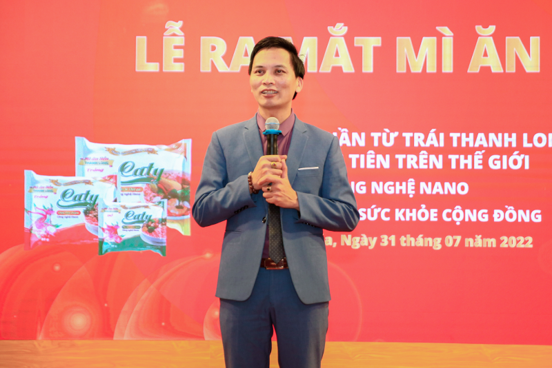 ông Trần Trọng Sang- Chủ tịch HĐQT Công ty cổ phần Minh Phúc Holding, Giám đốc đại diện khu vực miền bắc Công ty TNHH Caty Food