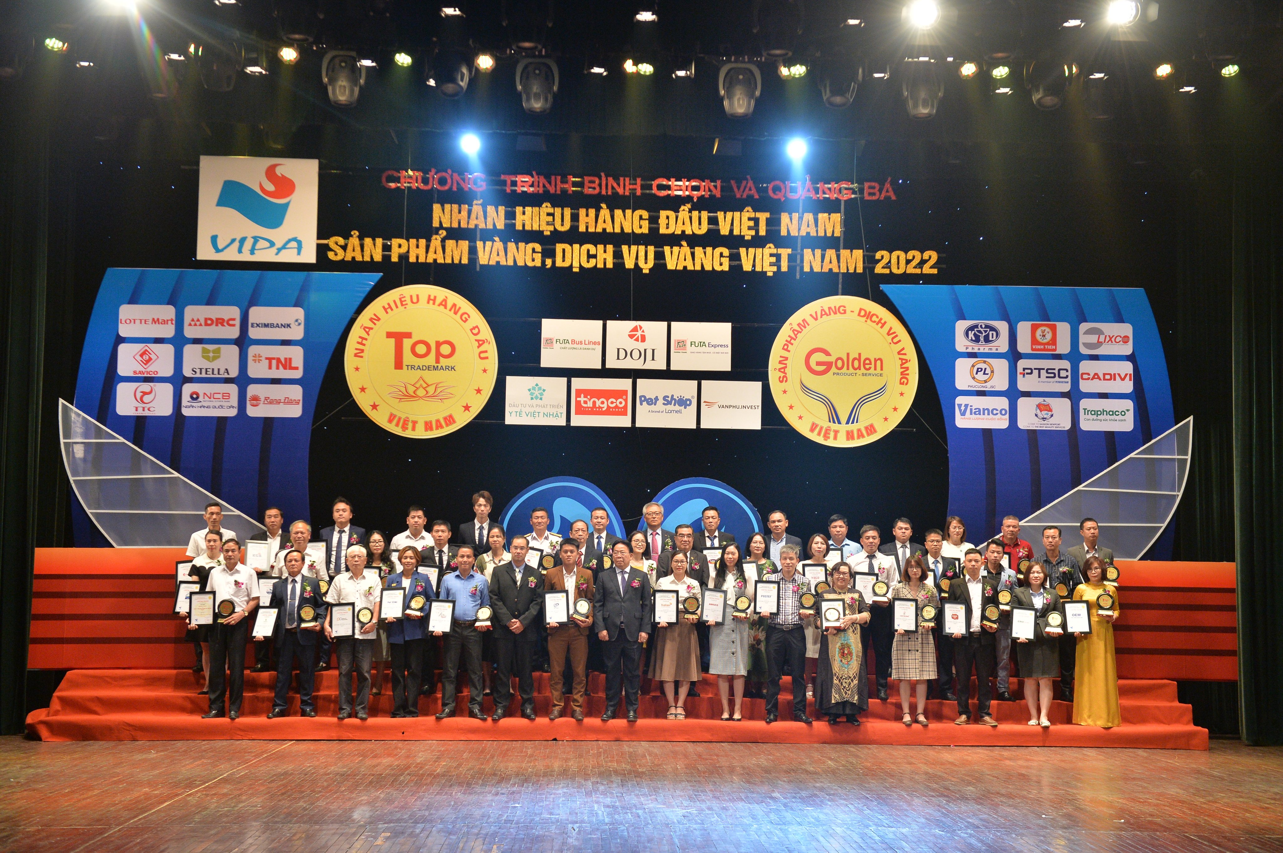 Các doanh nghiệp đạt Top 50 “Nhãn hiệu hàng đầu Việt Nam”