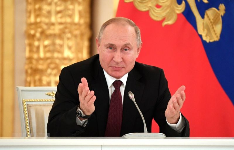 Tổng thống Nga Vladimir Putin tại Điện Kremlin ở Moskva, Nga. Ảnh AFP/TTXVN