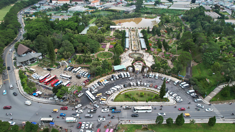 Trong tháng 7/2022, tổng lượng du khách đến tham quan, nghỉ dưỡng tại Lâm Đồng đạt 750.000 lượt người