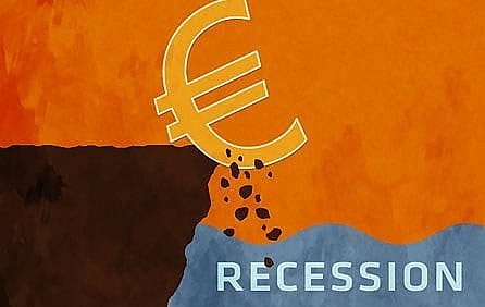 Châu Âu đang đứng sát bờ vực suy thoái. Nguồn AEI