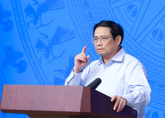 Thủ tướng Phạm Minh Chính chủ trì và phát biểu tại phiên họp lần thứ 16 Ban Chỉ đạo Quốc gia phòng, chống dịch Covid-19, sáng 6/8.