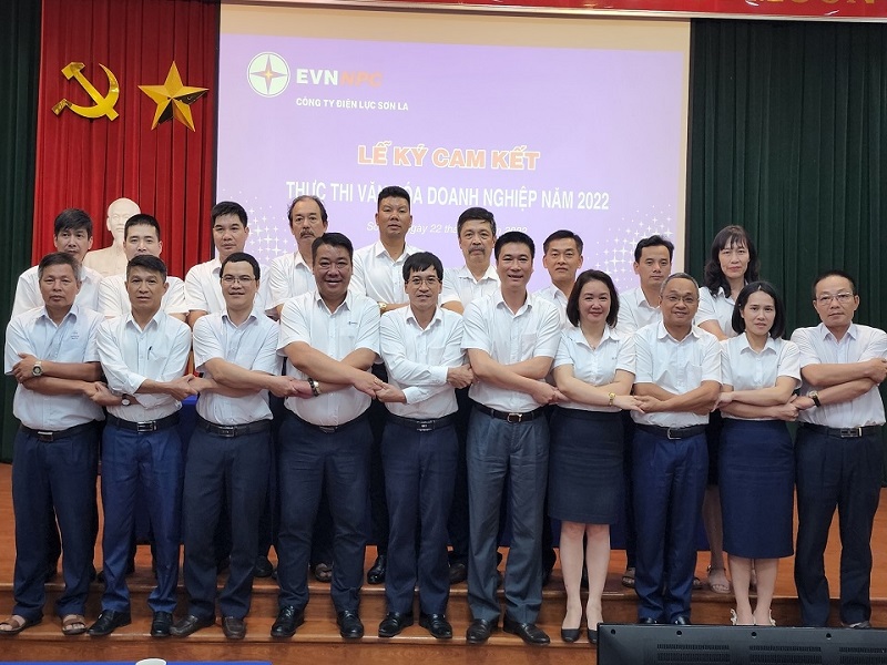 PC Sơn La ký cam kết thực thi văn hóa doanh nghiệp năm 2022