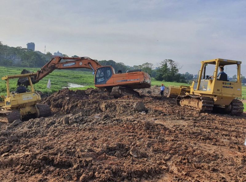 Vĩnh Phúc: Vĩnh Yên giải phóng mặt bằng dự án Công viên vui chơi giải trí