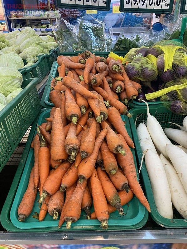Cà rốt tại siêu thị Co.opmart Hải Phòng