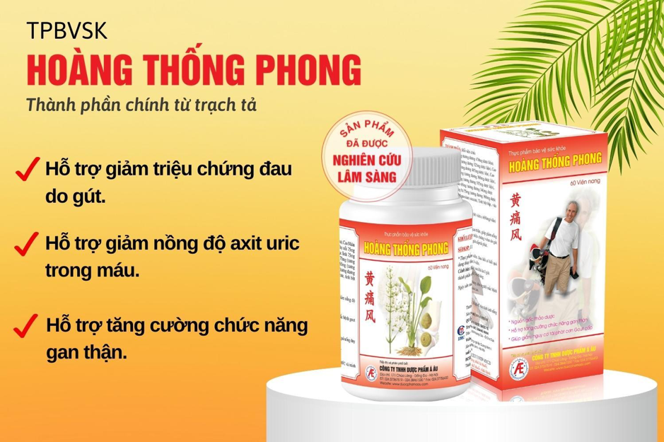 Hoàng Thống Phong giúp giảm axit uric, ngăn ngừa tái phát gout cấp