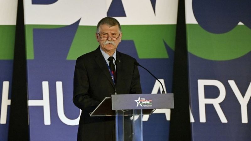 Chủ tịch Quốc hội Hungary Laszlo Kover. Ảnh AFP