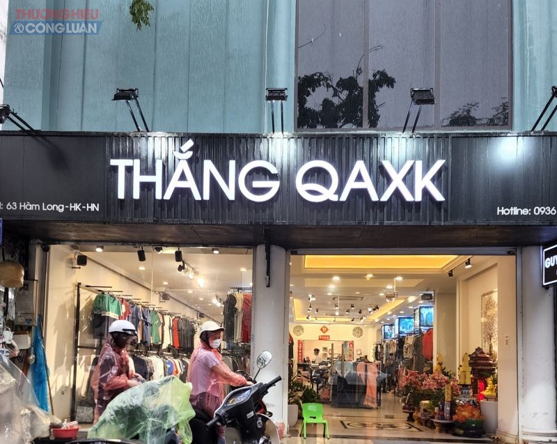 Sản phẩm bán tại thời trang Thắng QAXK mang thương hiệu nổi tiếng có dấu hiệu giả mạo?