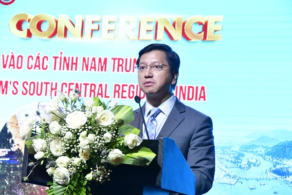 Ông Nguyễn Thanh Hải- Đại sứ Việt Nam tại Ấn Độ, Nepal và Bhutan phát biểu