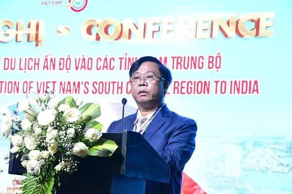 Ông Phạm Văn Thủy- P. Tổng cục trưởng Tổng cục Du lịch Việt Nam phát biểu