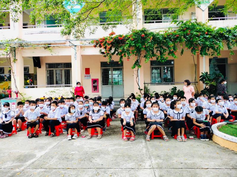 Học sinh tại TP.Đà Nẵng sẽ tựu trường sớm nhất từ ngày 29/08/2022, riêng học sinh lớp 01 sẽ tựu trường sớm nhất từ ngày 24/08/2022. Ảnh: Trường tiểu học Trưng Nữ Vương, quận Liên Chiểu, TP. Đà Nẵng.
