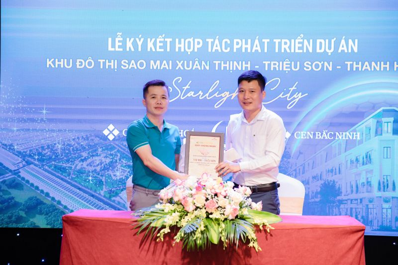 Liên danh Cen Thanh Hóa - Cen Bắc Ninh ký kết hợp tác cùng các đơn vị liên kết