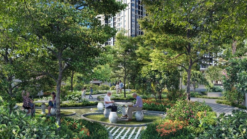 Không gian sống đô thị ngày càng ưu tiên thiên nhiên cây cối
