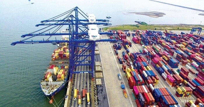 Bến cảng Container quốc tế Tân cảng Hải Phòng được thử nghiệm đón tàu container trọng tải đến 145.000 DWT giảm tải