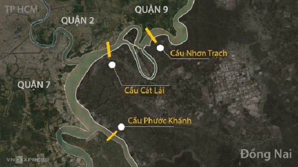Các dự án xây cầu kết nối Đồng Nai với TP. HCM