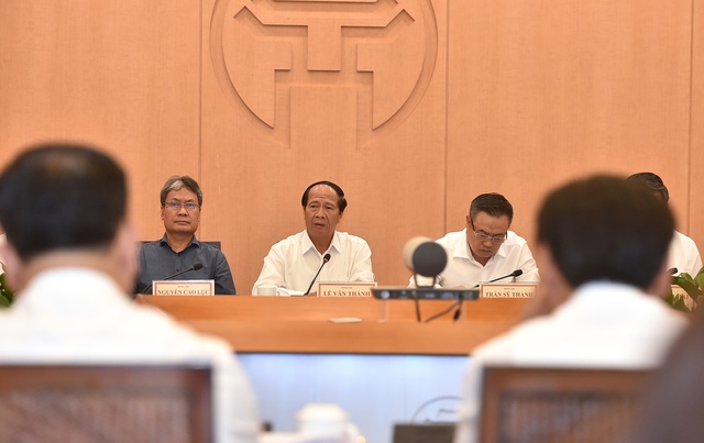 Phó Thủ tướng Lê Văn Thành: Giải ngân phải bảo đảm hiệu quả dự án, chất lượng công trình - Ảnh: VGP/Đức Tuân