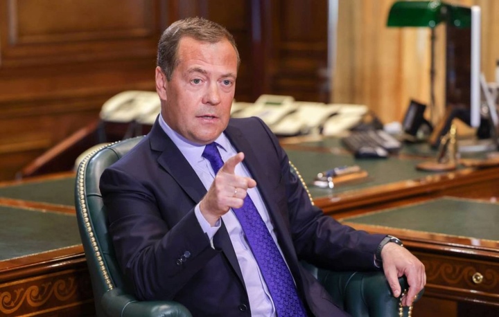 Phó Chủ tịch Hội đồng An ninh Quốc gia Nga Dmitry Medvedev. Ảnh TASS