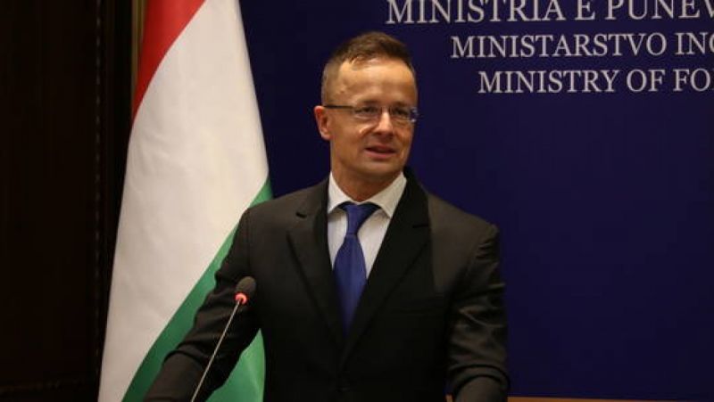 Ngoại trưởng Hungary Peter Szijjarto. Ảnh Getty