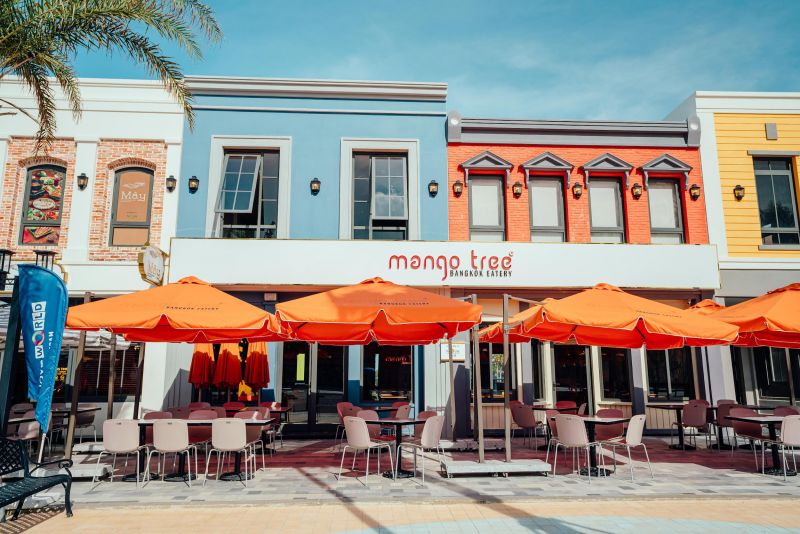 Nhà hàng Mango Tree Bangkok Eatery Hồ Tràm có vị trí lý tưởng khi nằm trong một khu tổ hợp du lịch, nghỉ dưỡng, giải trí