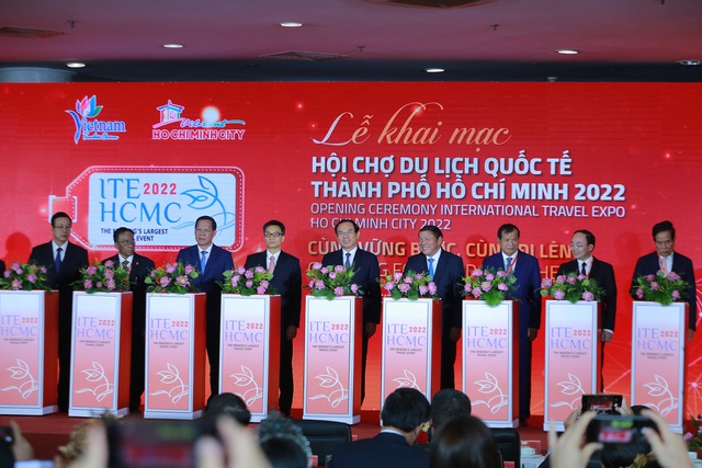 Phó Thủ tướng Vũ Đức Đam dự khai mạc Hội chợ Du lịch quốc tế TPHCM năm 2022 - Ảnh: VGP/Đình Nam