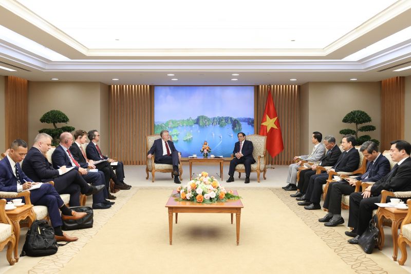 Chủ tịch INTA đánh giá Việt Nam có môi trường đầu tư hấp dẫn trong bối cảnh tình hình thế giới có nhiều bất ổn, là điểm đến số 1 trong ASEAN với nhà đầu tư Châu Âu. Ảnh VGP/Nhật Bắc