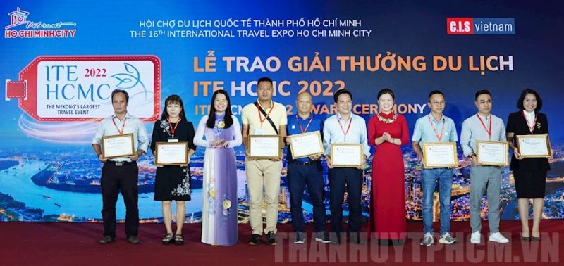 Các doanh nghiệp nhận giải thưởng Du lịch ITE HCMC 2022