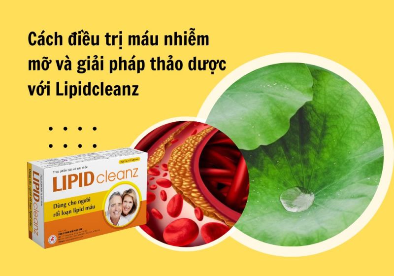 Cách điều trị máu nhiễm mỡ và giải pháp từ Lipidcleanz