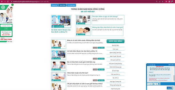 Bị Thanh tra Sở Y tế TP. Hồ Chí Minh buộc tháo gỡ, xóa quảng cáo, tuy nhiên các quảng cáo trên website của cơ sở này vẫn chưa được tháo gỡ, đính chính