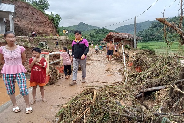 Mưa lớn gây thiệt hại nghiêm trọng tại huyện Bảo Yên, tỉnh Lào Cai