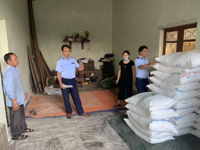 800 kg đường có dấu hiệu nhập lậu tại hộ kinh doanh do ông Nguyễn Văn Sửu làm chủ
